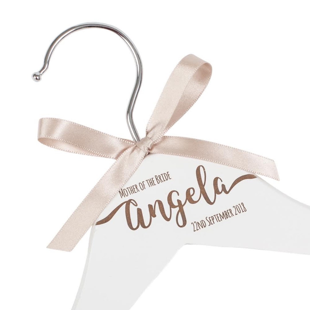 Personalised Engraved Dress Coat Hangers for Wedding Party Etsy