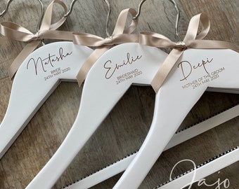 Personalised wedding hanger, engraved wedding hanger, bridesmaid hanger, wedding dress hanger, bridesmaid proposal 2019 design