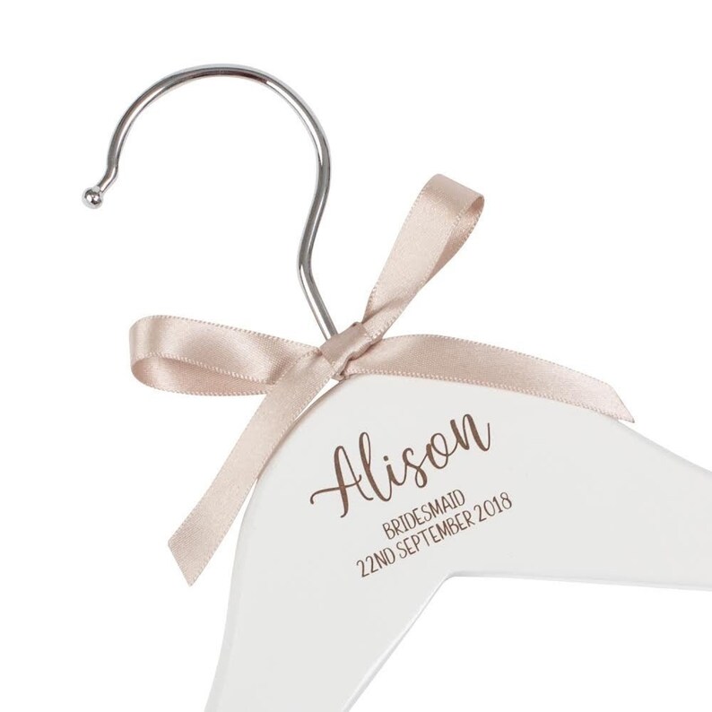 Personalised Engraved Dress Coat Hangers for Wedding Party Etsy UK