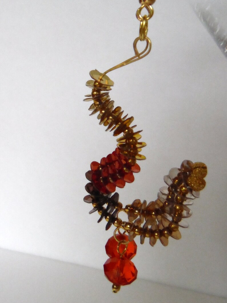 Chinese New Year earrings. Dancing dragon earrings statement | Etsy