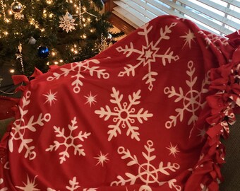 Christmas Fleece Throw Blanket