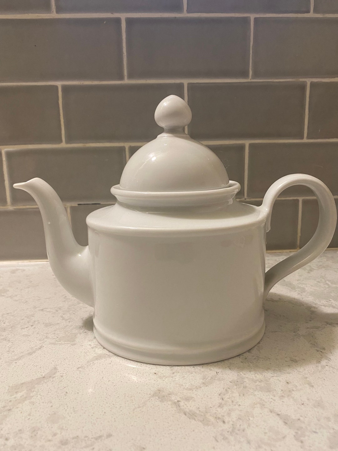Seltmann White Porcelain Teapot Etsy