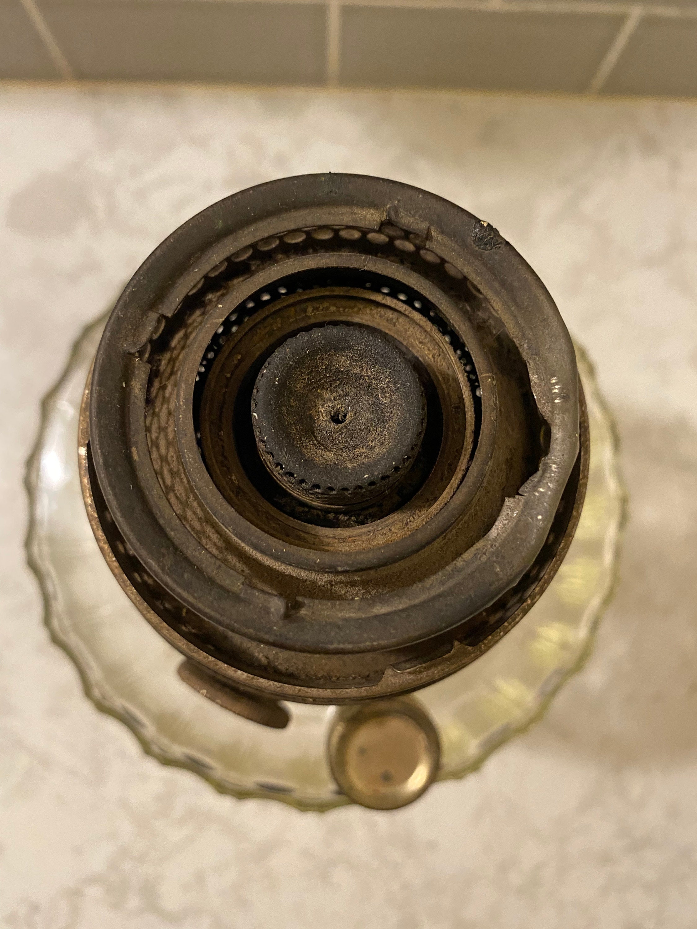 1930s Aladdin Corinthian Oil Lamp Etsy