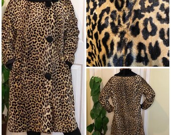 sandwich leopard print coat