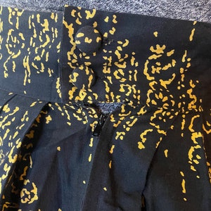 Vintage 1950s Fall Novelty Print Skirt