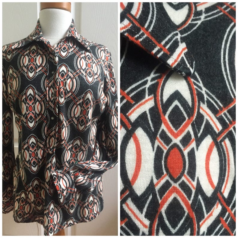 Big sale Vintage 70s Holt Renfrew awesome tunic pullover Halloween sale
