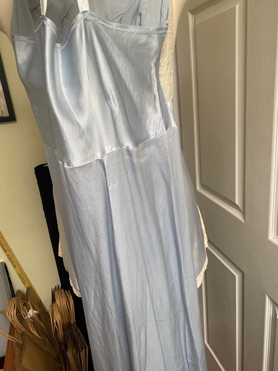 Beautiful 1940s pale blue lingerie slip - Gem