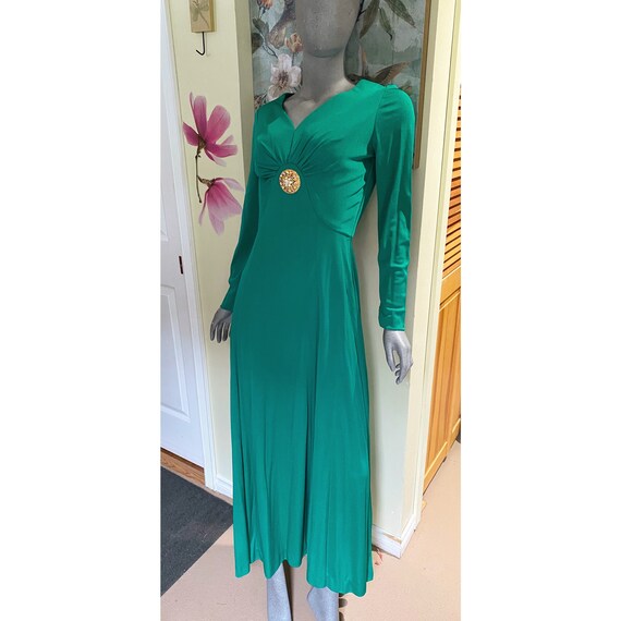 Vintage emerald green Murray G Sophisticates gown