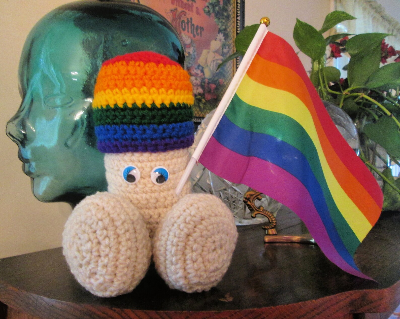Penis pride plush gay pride lgbtq penis gay gag gift Etsy