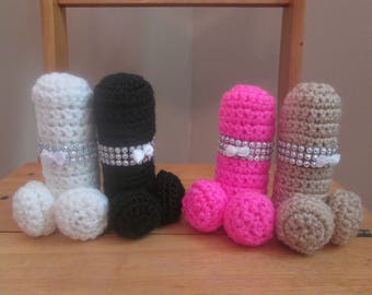 PENIS GROOM, bachelorette novelty, crochet penis, stuffed penis, little dick, gay cock, gay man gift, gift for bride, adult novelty, penis