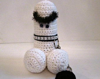 PENIS IN CHAINS, bachelorette plush, bride shower, x rated birde, naughty bach, penis ball and chain, gay man, gift for gay, gay wedding,