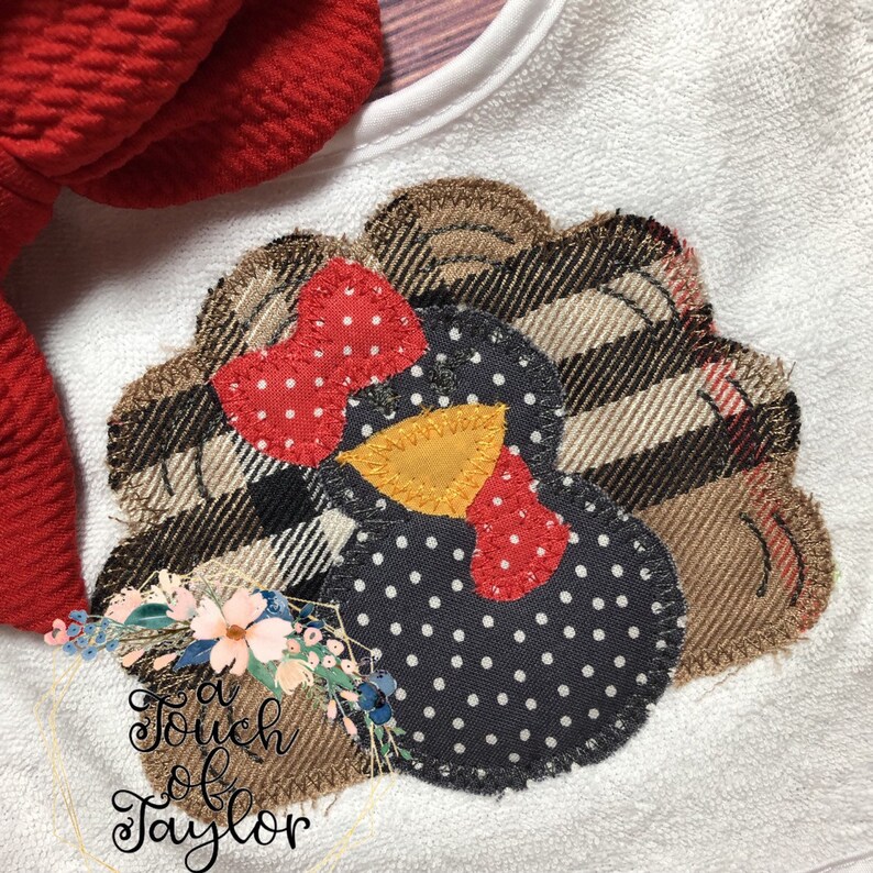 Unisex Gift Fall Bib Holiday Bib Baby Shower Gift Baby Gift Thanksgiving Embroidered Bib Boy Bib Girl Bib First Thanksgiving
