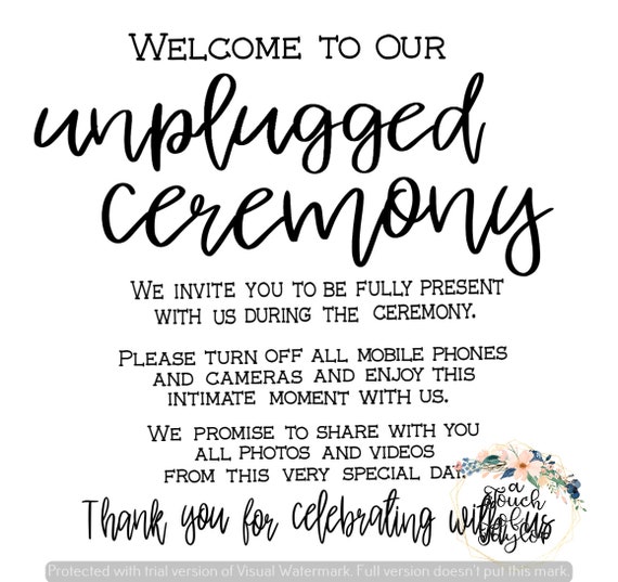 Free Free Unplugged Wedding Svg Free 645 SVG PNG EPS DXF File