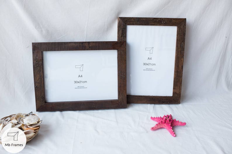 Download A4 Standard photo frame Rustic wood Reclaimed frames Photo | Etsy