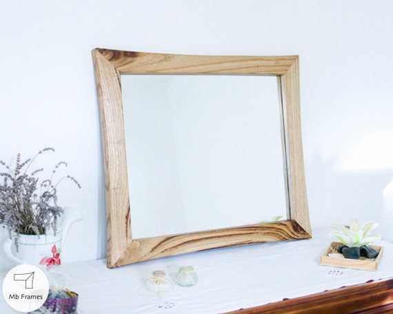 Picture Frame Modern Mirror Wood Color Chestnut Modern Mirror Wood Color Chestnut