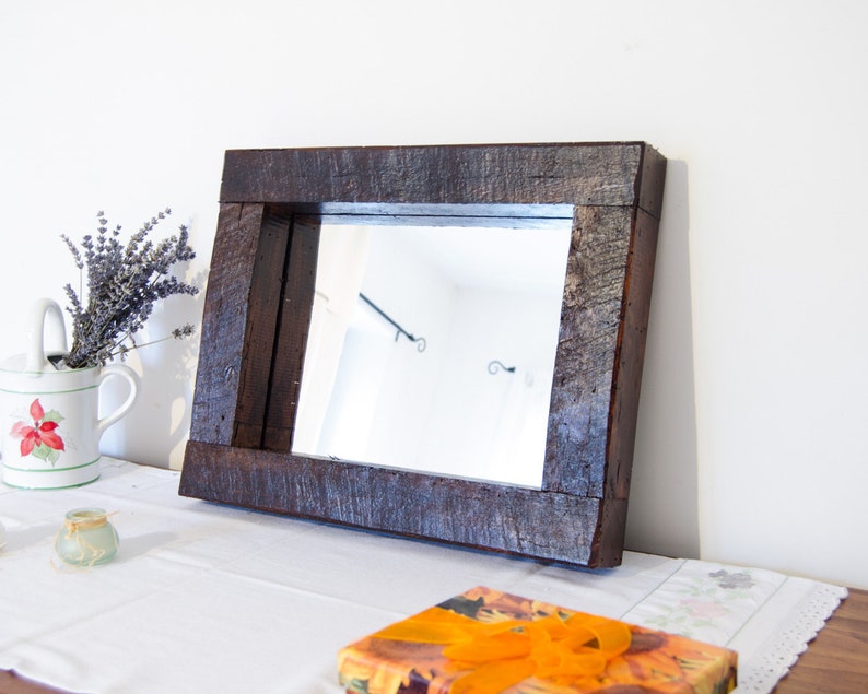 Reclaimed Wall Mirror Full Length Mirror Rustic Mirror Etsy