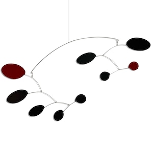 Ovals Hanging Mobile - Large Kinetic Art Sculpture - Free US Shipping