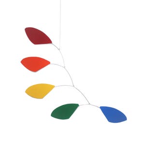 Hope Style Rainbow Leaves Abstract Modern Hanging Mobile Gift Free Shipping