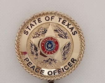 Handcrafted Key Chain PEACE OFFICER