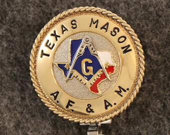 Llavero de Maestro Masón con Texas