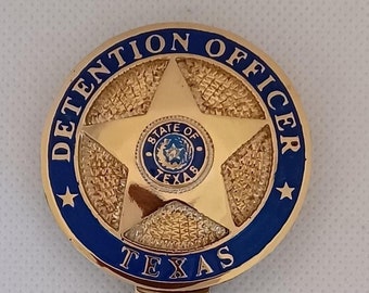 Handcrafted Key Chain  Detention Officer