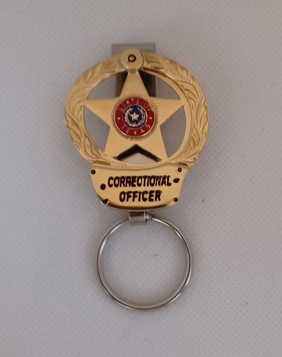 Correctional Officer mini handcuff keychain