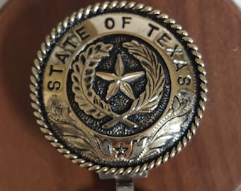 Handcrafted Texas Key Chain with State Seal