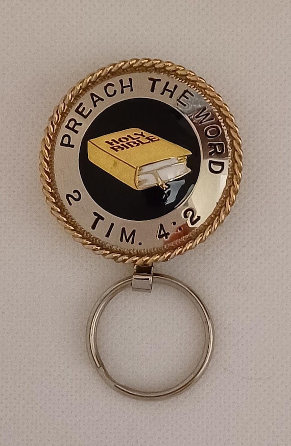 Handcrafted Keychain Preach the Word