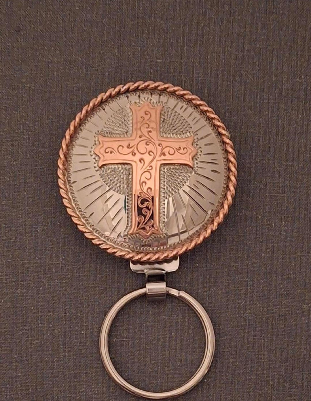 Carry Key Cross Handcrafted Cross Key Chain - Etsy
