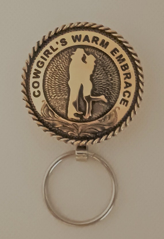 Handcrafted Key Chain Cowgirl's Warm Embrace