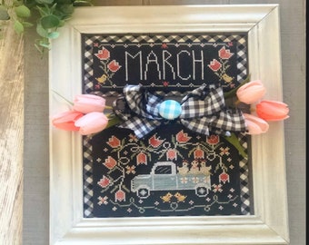 Truckin&#39; Along March by Stitching With the Housewives