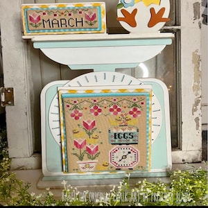Monthly Weigh In March by Stitching with the Housewives