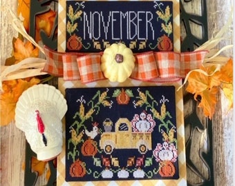 Truckin&#39; Along November by Stitching with the Housewives