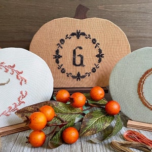Fall Monograms by Petal Pusher
