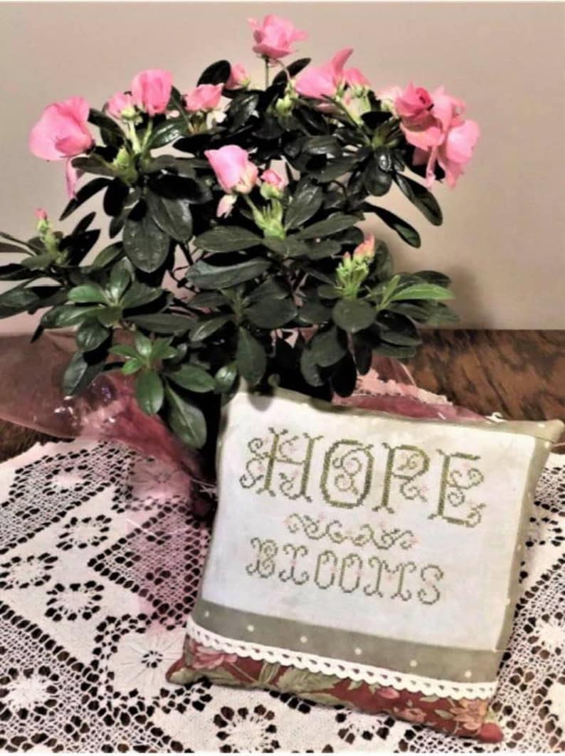Hope Blooms by The Nebby Needle NEW at NEEDLEWORK EXPO