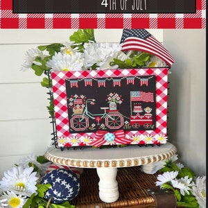 Lets Go Ride a Bike 4th of July by Stitching with the Housewives