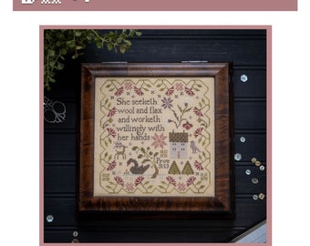 Pre-Order 2024 Nashville Needlework Market - Proverbs 31 Sampler - Market Exclusive by Plum Street Samplers