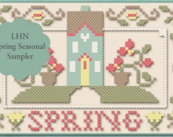 Seasonal Sampler - Spring by Little House Needleworks (includes 6 skeins of Classic Colorworks floss and chart)