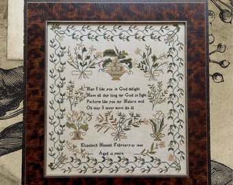 2024 Nashville Needlework Market - A Natural Beauty:  Elizabeth Hannell 1840 by Shakespeare's Peddler