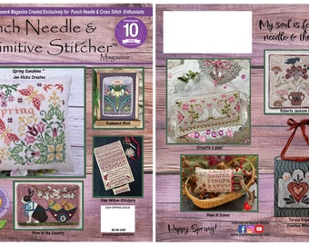 Pre-Order - 2024 Spring Issue - Punch Needle & Primitive Stitcher Magazine