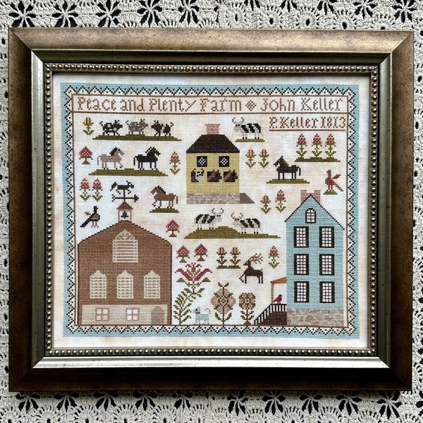 Pre-Order 2024 Nashville Needlework Market - Peace & Plenty Farm by Kathy Barrick