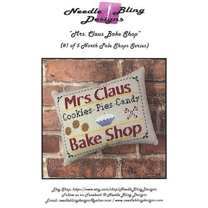 Mrs. Claus Bake Shop by Needle Bling Designs