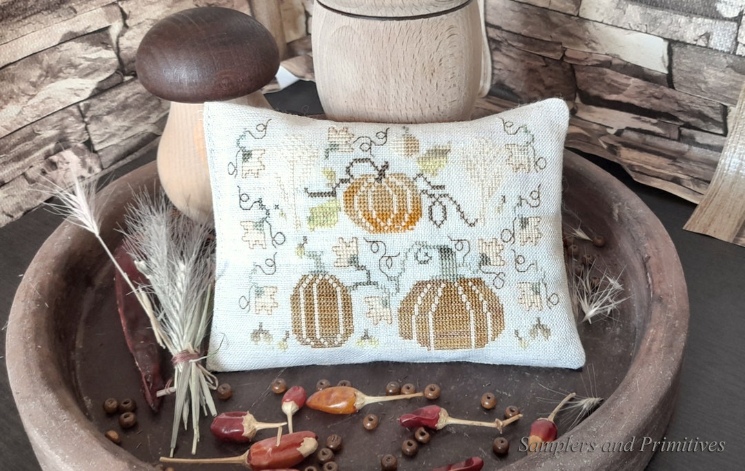 PDF Digital Download Pumpkin Patch by Samplers and - Etsy