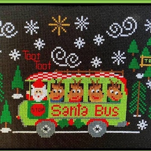 Santa Bus by Pickle Barrel Designs