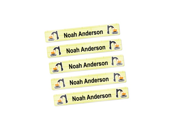 34 MINI LABELS Pen Labels Pencil Labels Crayon Labels - Etsy