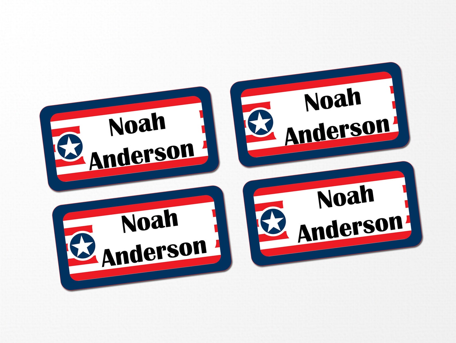 60 School Uniform Labels Clothing Tag Labels tri Color Etsy