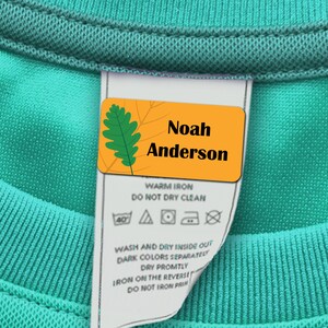 Iron on Labels Clothing Labels Washer and Dryer Safe 