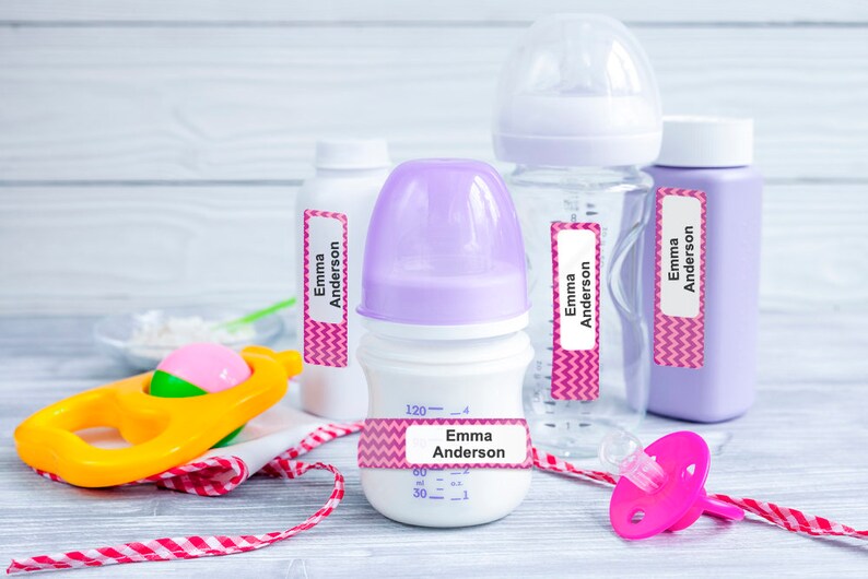 Personalized Baby Bottle Labels Dishwasher Safe Waterproof Etsy