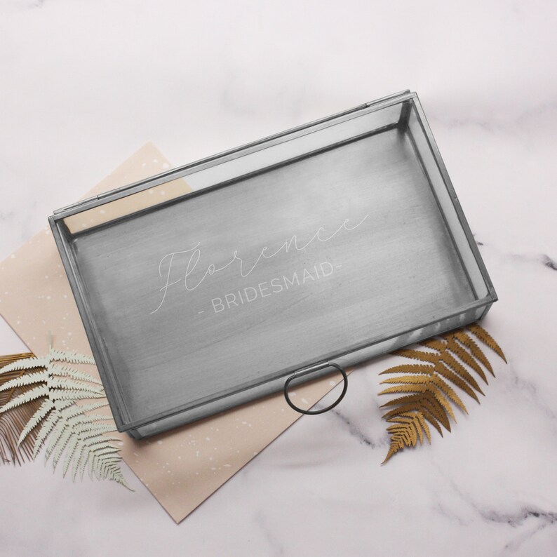 Personalised Bridesmaid Keepsake Box Maid of Honor Gift Personalized Bridesmaid Jewelry Box Wedding Keepsake Box Bridesmaid Gift