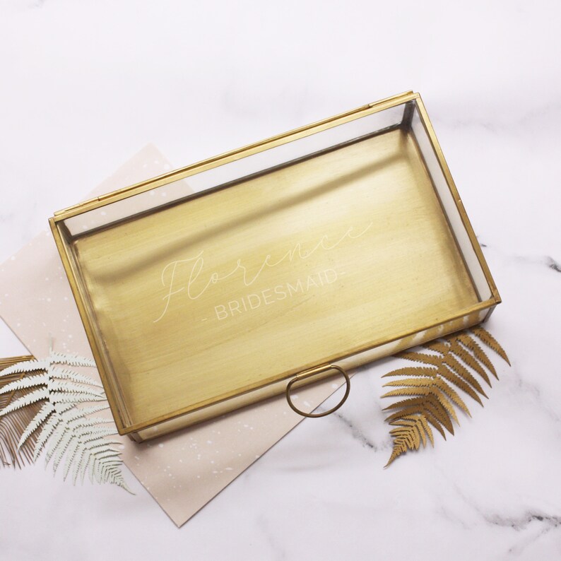 Personalised Bridesmaid Keepsake Box Maid of Honor Gift Personalized Bridesmaid Jewelry Box Wedding Keepsake Box Bridesmaid Gift